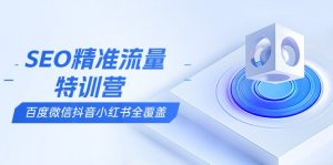 SEO精准流量特训营，百度微信抖音小红书全覆盖，带你搞懂搜索优化核心技巧-创纪