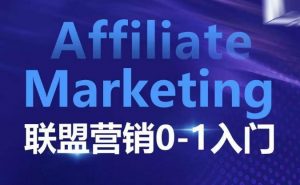 ​​​​​​Affiliate Marketing联盟营销0-1入门，联盟营销基本逻辑 联盟平台逻辑及联盟客逻辑全面详解-创纪