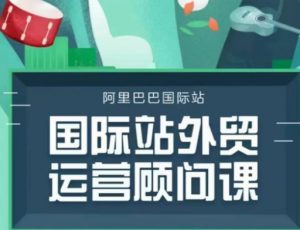 国际站运营顾问系列课程，一套完整的运营思路和逻辑-创纪