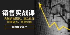 销售实战课,突破销售困扰,建立信任,挖掘痛点,塑造价值,轻松成交客户-创纪