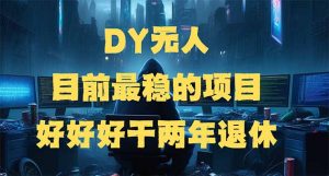 DY无人,目前最稳的项目,矩阵放大边旅游边赚钱,好好好干两年退休-创纪