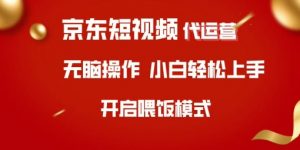 京东短视频代运营，全程喂饭，小白轻松上手【揭秘】-创纪