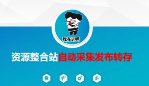 资源整合站自动采集发布转存，解放双手-创纪