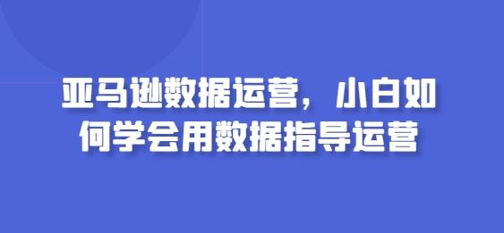 亚马逊数据运营，小白如何学会用数据指导运营-创纪
