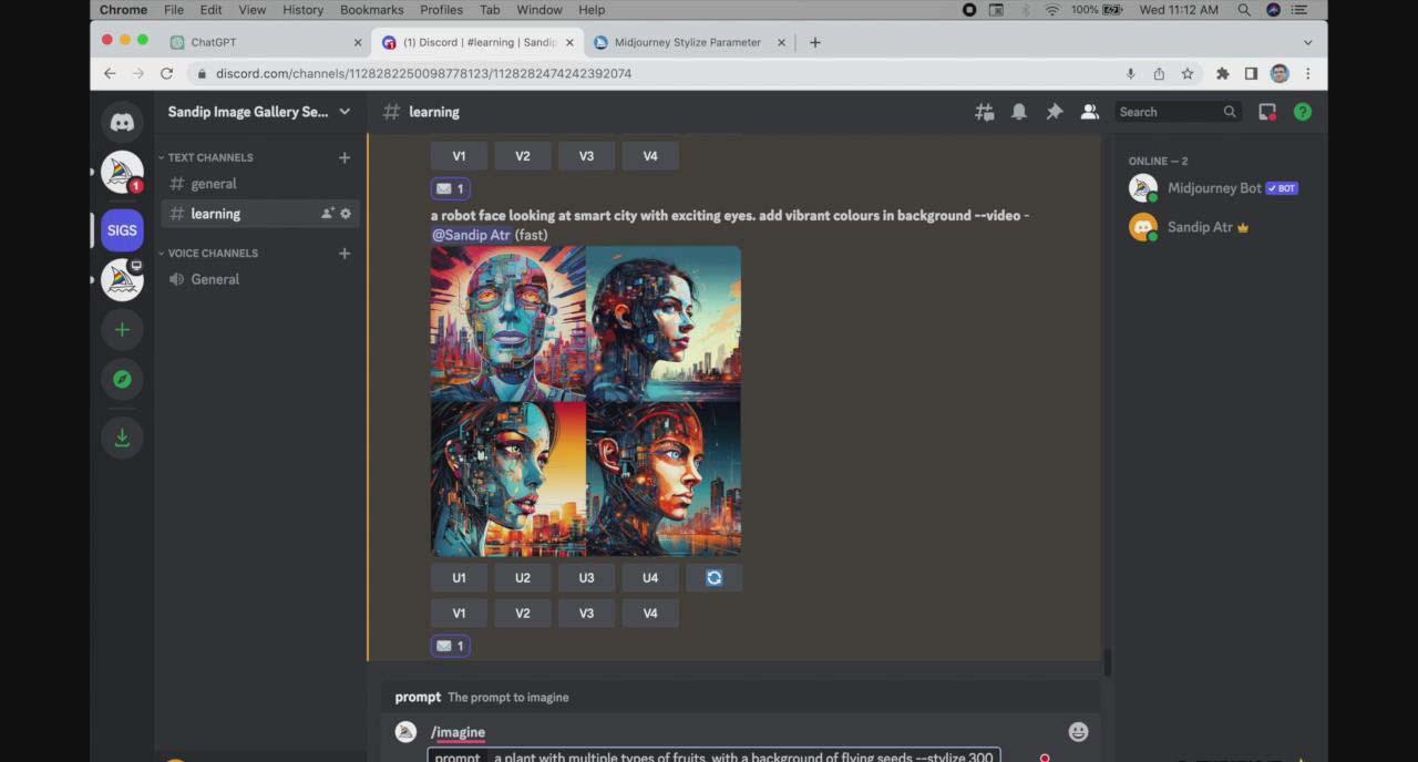 图片[2]-ChatGPT4 和 MidJourney AI 绘画聊天革命性指南教程-33节视频课-中英字幕-创纪