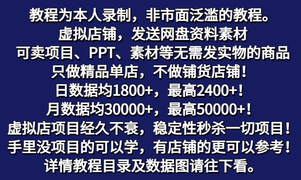 图片[2]-拼多多虚拟电商训练营月入50000+你也行，暴利稳定长久，副业首选-创纪