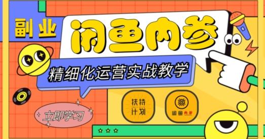 闲鱼精细化运营入门+高阶实战教学，从底层逻辑到轻松变现，多维度玩转闲鱼副业-创纪