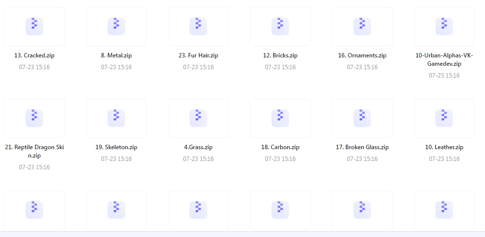 【素材分享】实用教程+素材 Zbrush与Blender表面纹理合集-创纪