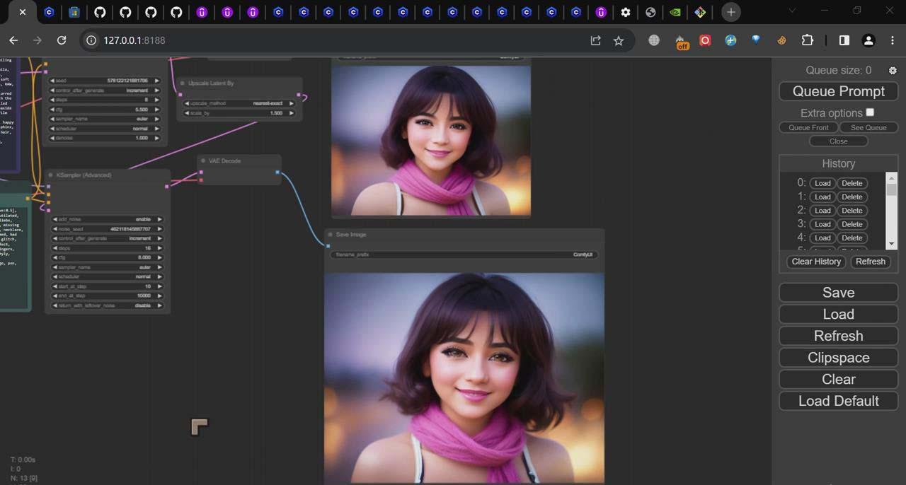 图片[2]-ComfyUI 利用 Stable Diffusion 学习AI GUI 工作流程教程-中英字幕-创纪