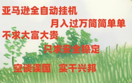 亚马逊全自动浏览挂机，，收益稳定且前景广阔-创纪
