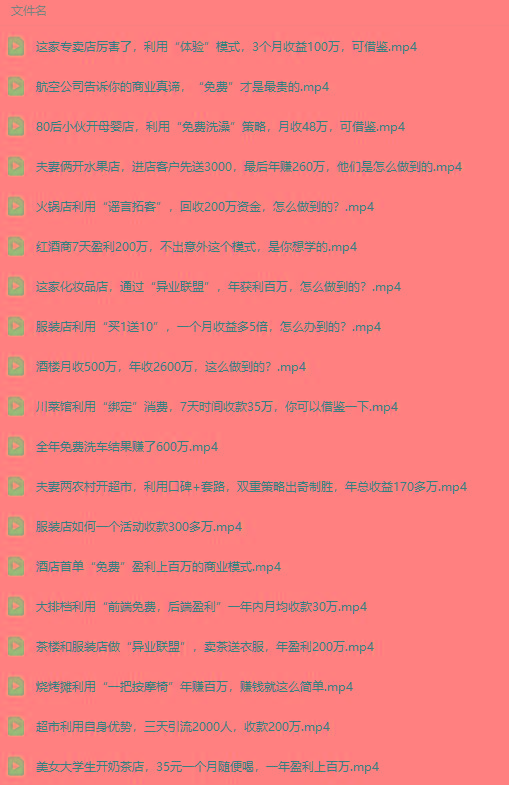 图片[5]-(9607期)真实有效391套商业模式，年入几十到几百万案例解析(电子书+视频+图文)-创纪