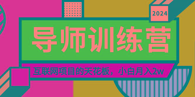 《导师训练营》精准粉丝引流的天花板，小白月入2w-创纪