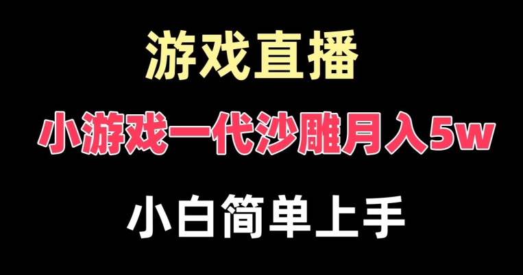 玩小游戏一代沙雕月入5w，爆裂变现，快速拿结果，高级保姆式教学【揭秘】-创纪