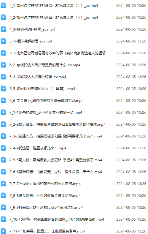 图片[2]-实体店老板获客特训营：认知、定位、文案、矩阵、直播、AI等(72节-创纪