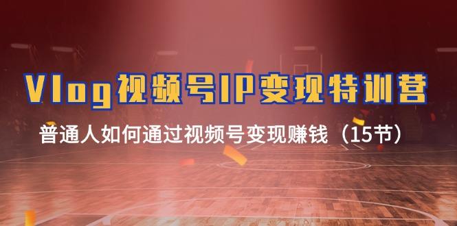 Vlog 视频号IP变现特训营，普通人如何通过视频号变现赚钱(15节-创纪