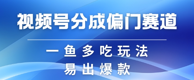 视频号创作者分成计划偏门类目，容易爆流，实拍内容简单易做【揭秘】-创纪