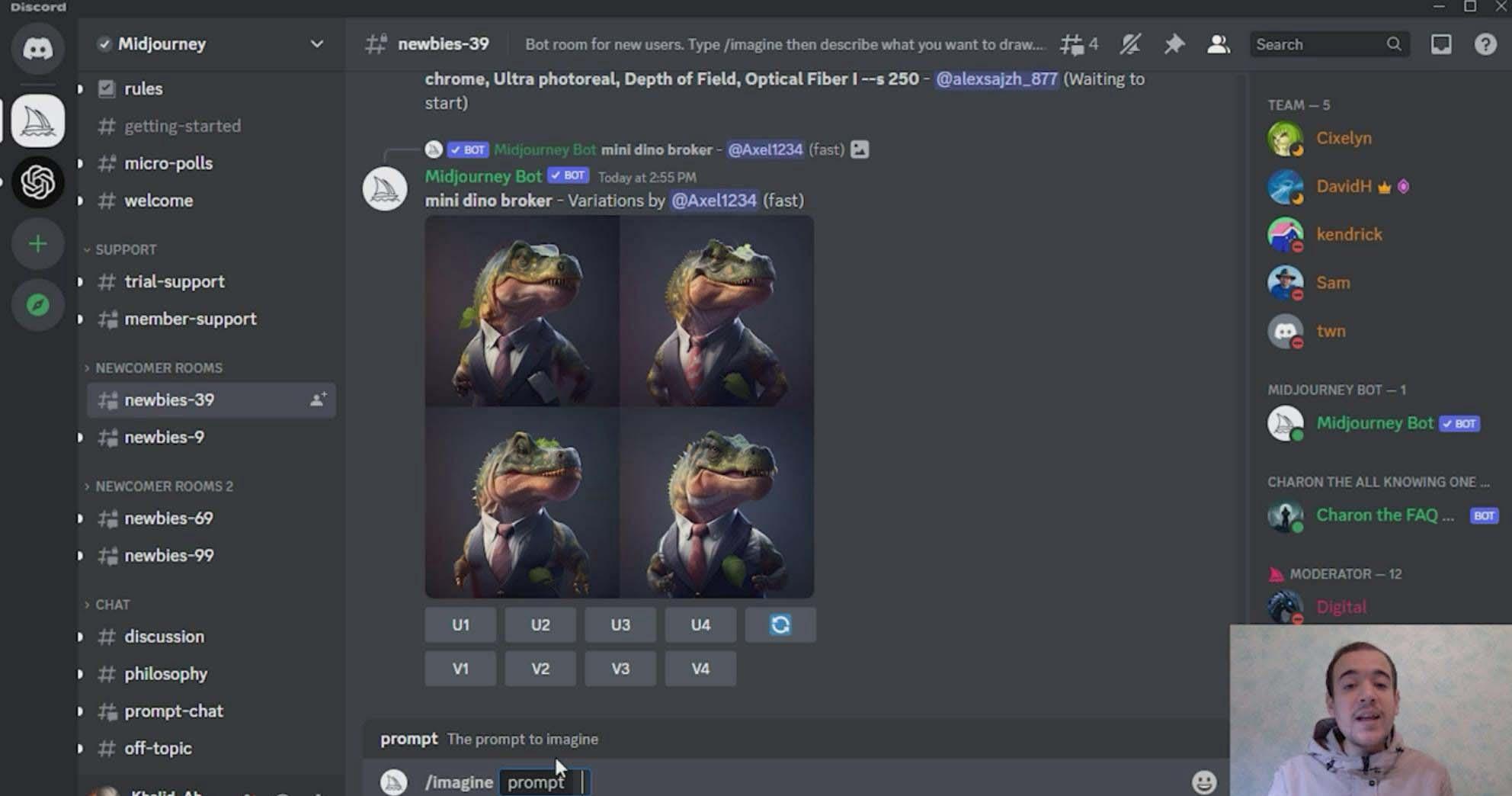 图片[1]-Midjourney 精通教程-使用Midjourney AI创建美丽艺术图像-36节课-中英字幕-创纪