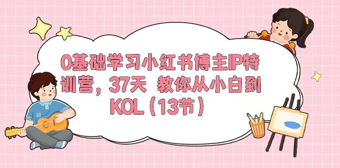 0基础学习小红书博主IP特训营，37天 教你从小白到KOL(13节-创纪